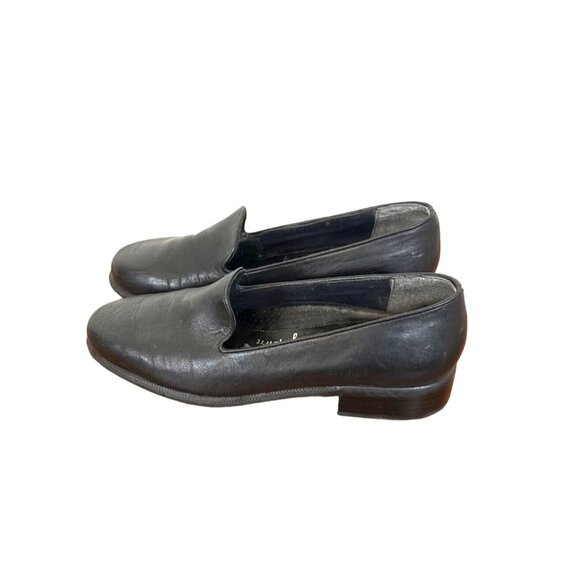 Women Easy Spirit  Size 8.0 Black Faux Leather Casual  Slip-On Shoe Black - Picture 8 of 11